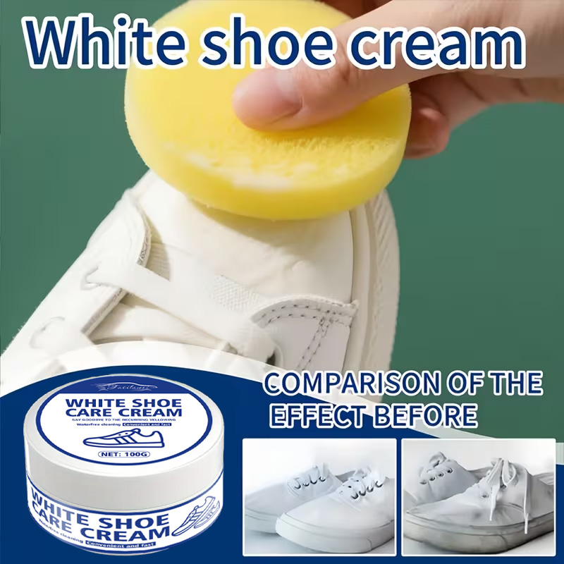 Sneaker Care Whitener - Süngerli Beyaz Spor Ayakkabı Bakım Kremi: