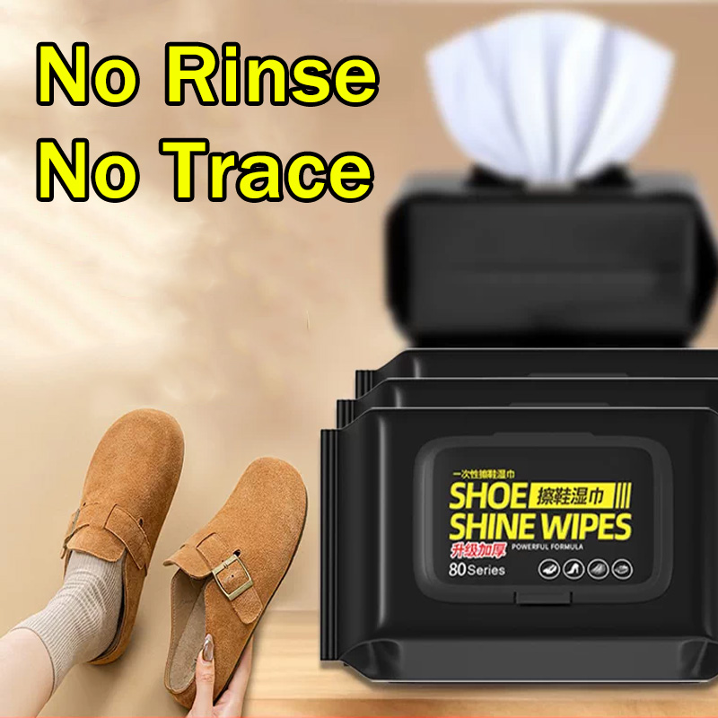 White Sneaker Care Kit - Tek Kullanımlık Güçlü Ayakkabı Temizleme Bezleri,
