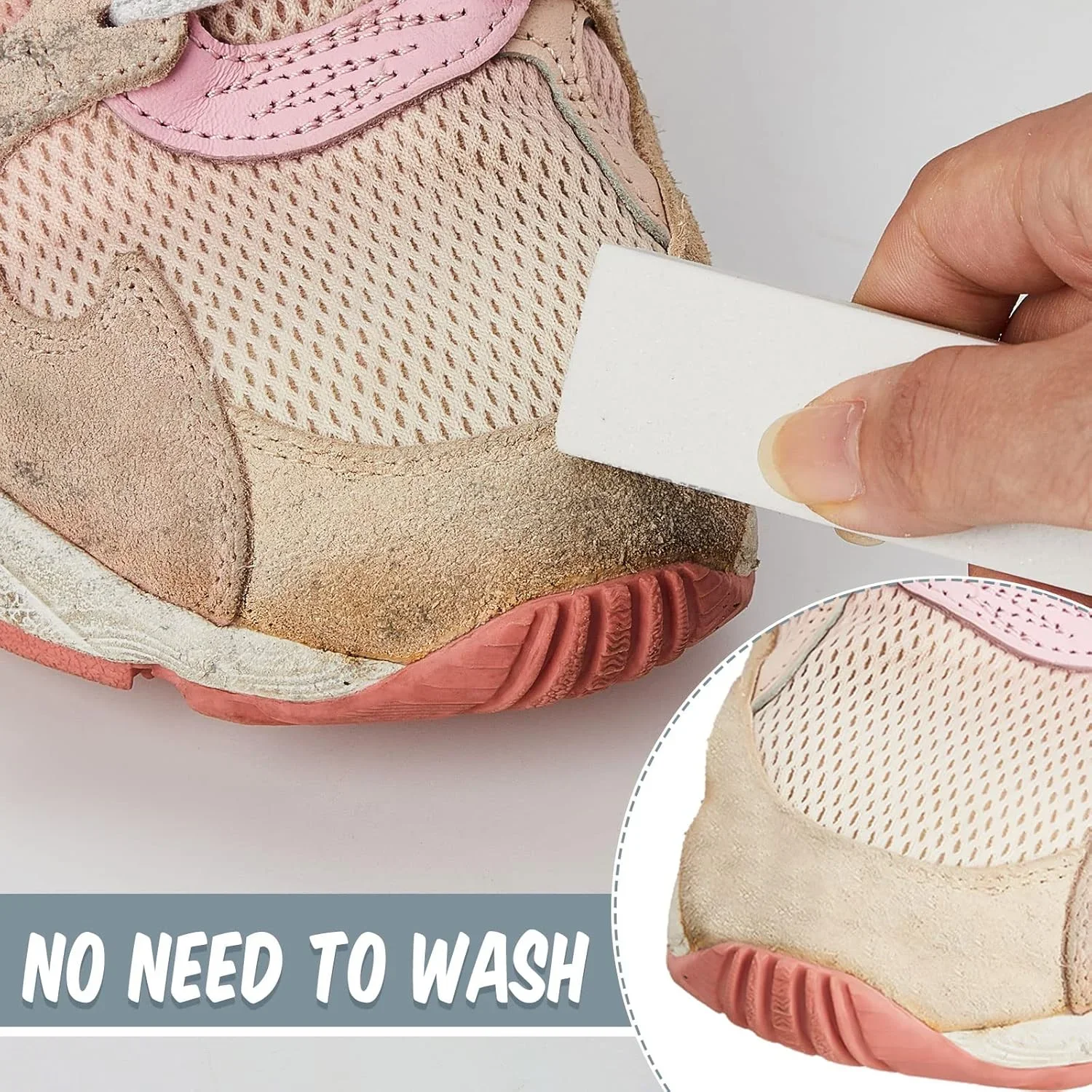 White Sneaker Care Kit - 1/2/3 Adet Taşınabilir, Kullanımı Kolay Spor