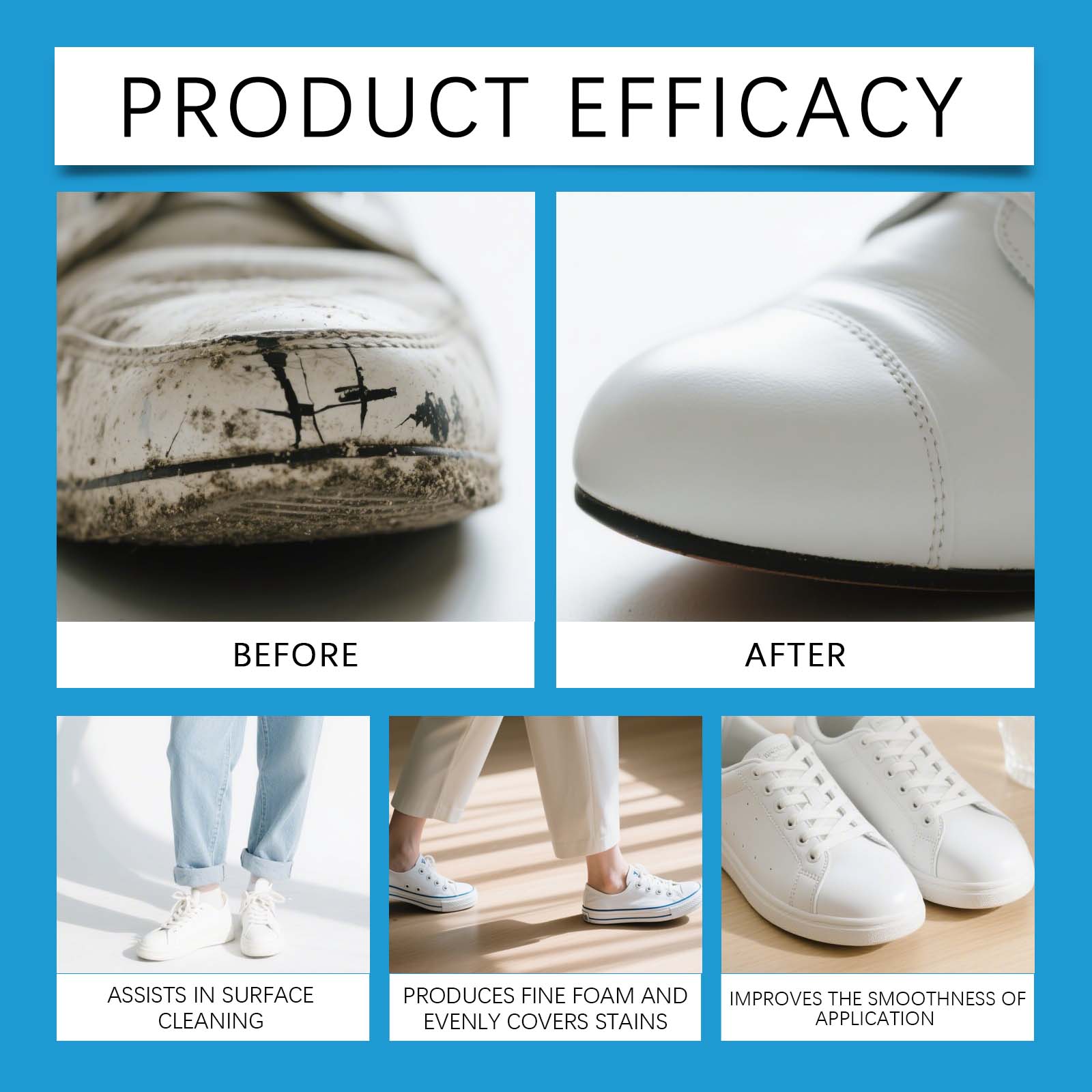 Beyaz Ayakkabı Temizleyici Kre - Sneaker Care Cleaning Kit incelemesi ve fiyatı