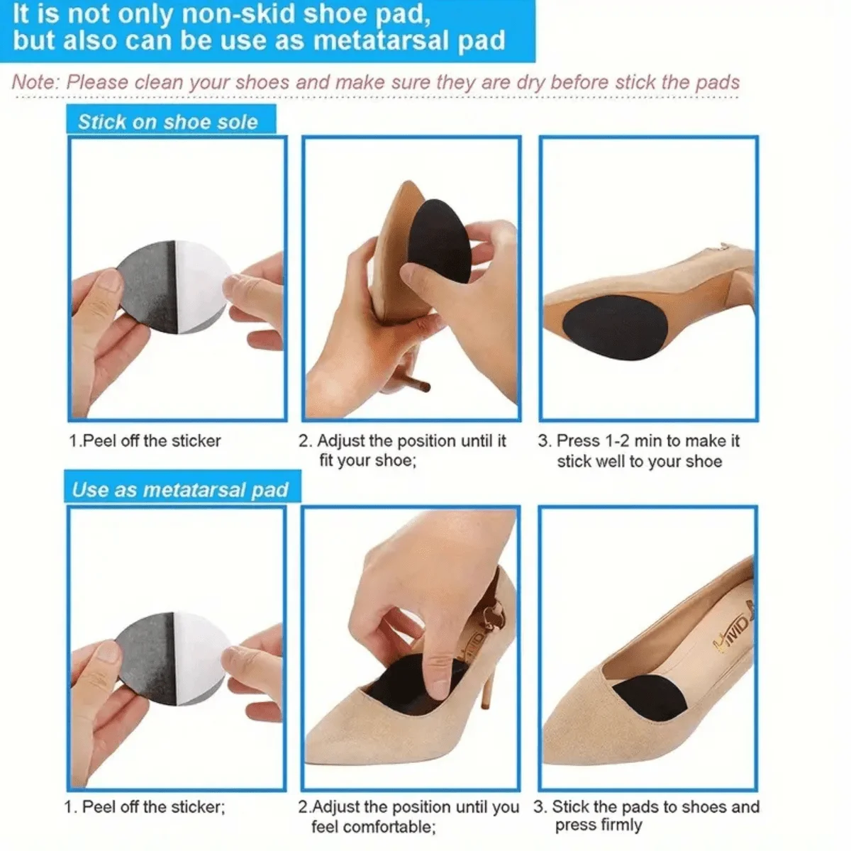 Kaymaz Kauçuk Ayakkabı Pedleri - Sneaker Shoe Care Kit incelemesi ve fiyatı